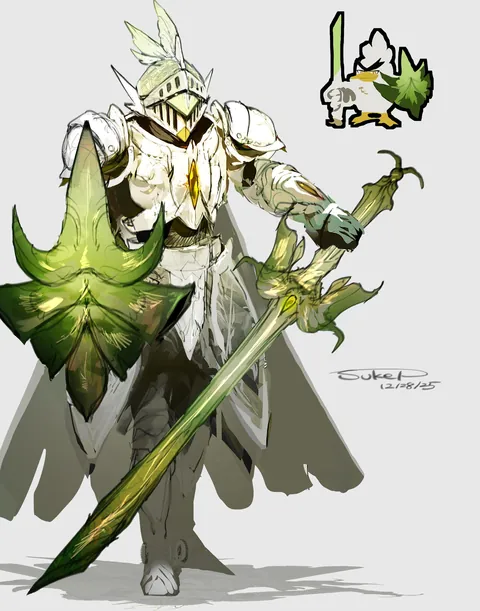 I designed some Pokémon Inspired Knights! Part 4 [OC]