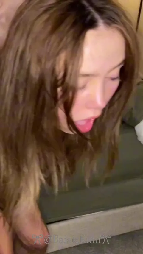 Sitting on my daddy's huge cock, watch my tight little pussy grip so tight