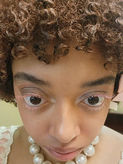 today's makeup look! 🧚🏽‍♀️🎀✨