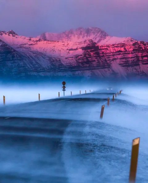 ITAP of a road in Iceland