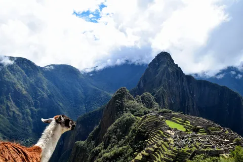I think I got pretty lucky with this photo of Machu Picchu.