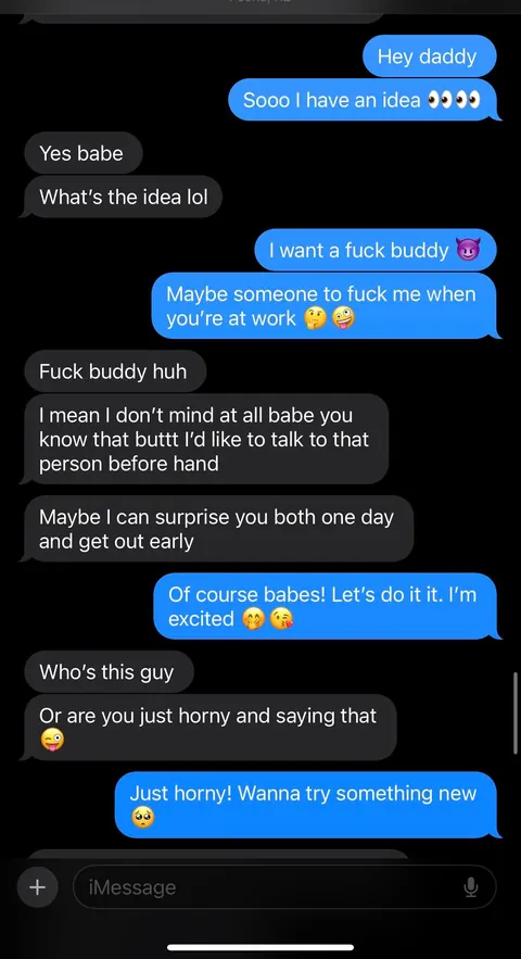 I think I’ll be a good wifey if I fulfill his fantasy right?:) Trying to decide what shorts I should wear for him is the hard part 😜😍🤤