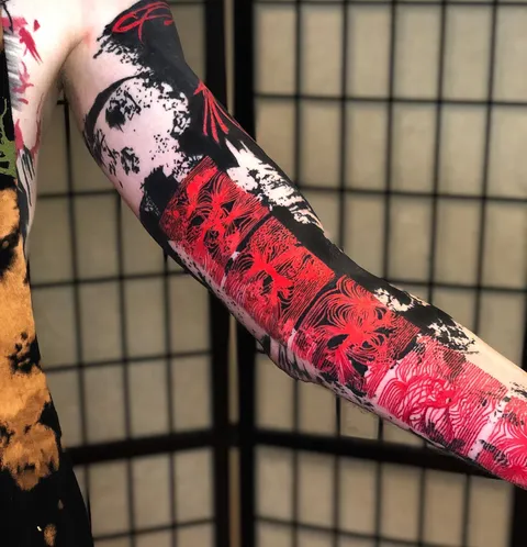 Glitch work by Thomas Acid - Renegade Tattoo (Beverwijk, The Netherlands)