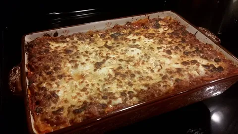 I made this lasagna from absolute scratch. I made my own homemade mozzarella, ricotta, and pasta, and I grew all of my own tomatoes and herbs. [2048 x 1152]