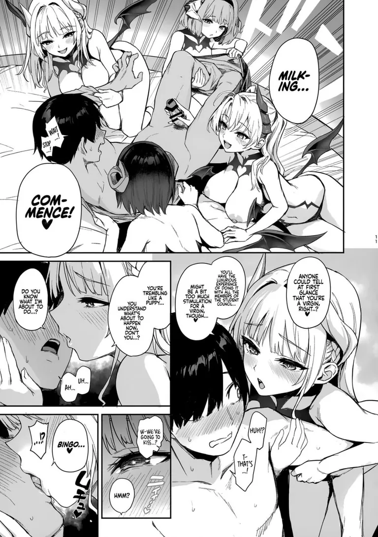 &lt;Succubus Student Council Milking Club&gt;
