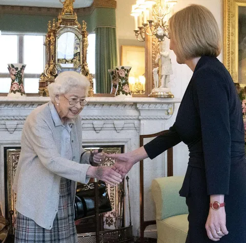 The last ever photo taken of HM Queen Elizabeth II.