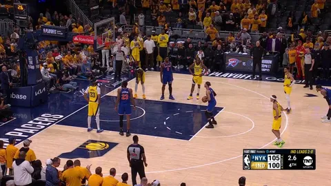 [Highlight] The New York Knicks complete the 20-point comeback in Indiana to take Game 3, 106-100 over the Pacers. It is their 3rd 20+ point comeback during this current playoff run.