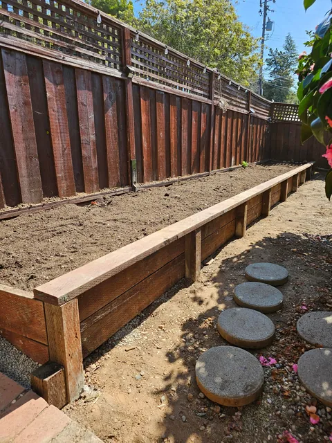 First time building a small retaining wall