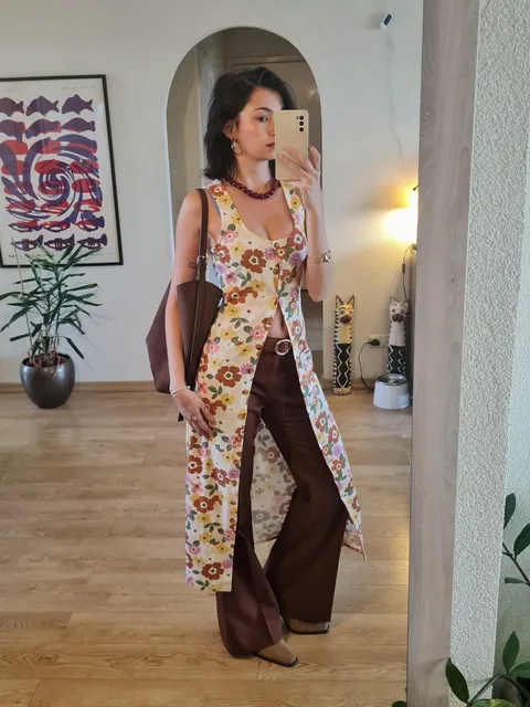 Dress over pants - does it work?