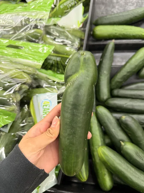 Suspiciously Shaped Cucumber