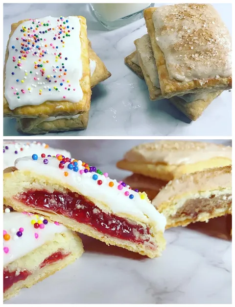 [Homemade] Pop-Tarts! Strawberry &amp; Brown Sugar Cinnamon