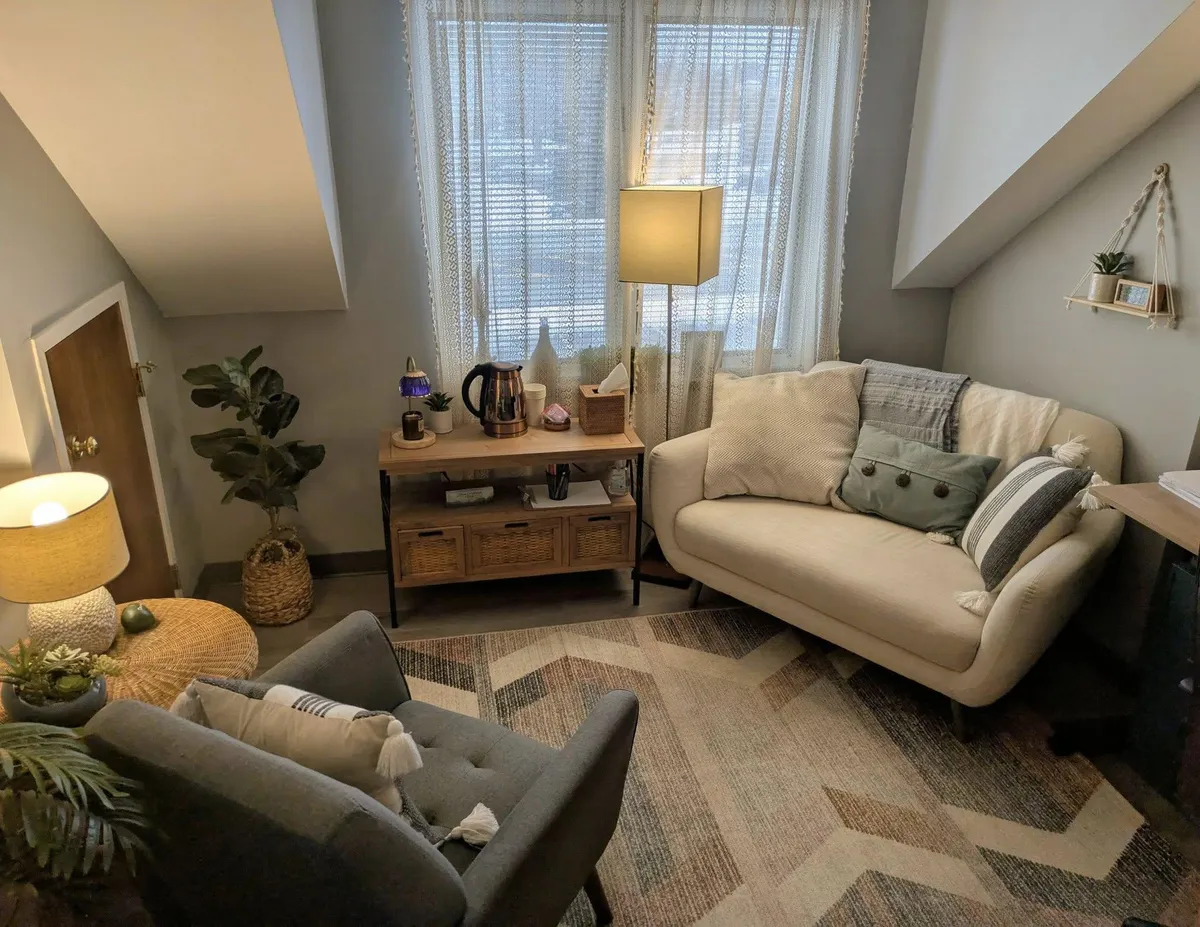 My wife's therapy office. She's done a lot of great work here.