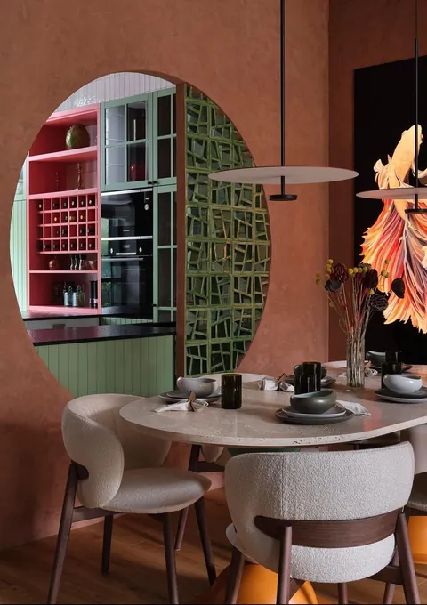 It’s a big space but I tried to keep it cozy with specific colors and decoration