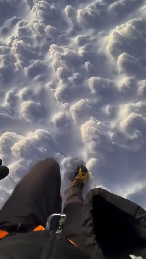 View from the top of Chimborazo, Ecuador’s tallest peak