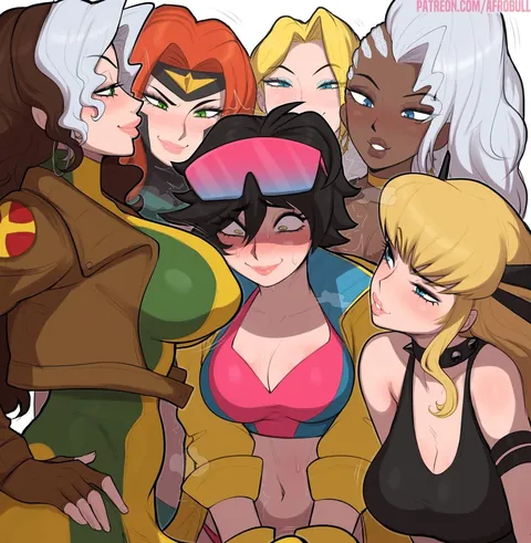 Jubilee taking all the X-Women