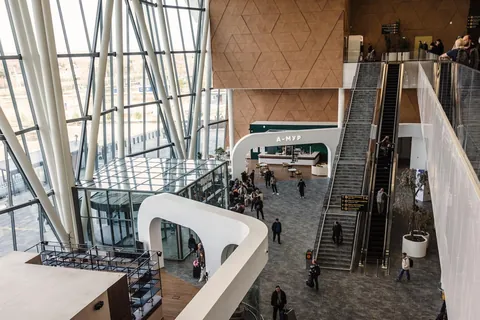 Ignatyevo Airport by ASADOV Architectural Studio in the Siberian city of Blagoveshchensk, Russia