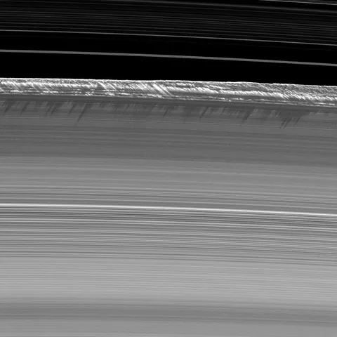 Mountains cast their shadows on Saturn's B ring