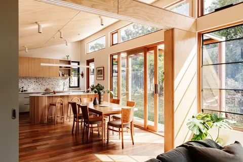 Natural light-filled kitchen and dining space addition in Montmorency, Melbourne, Victoria, Australia [2048x1365]