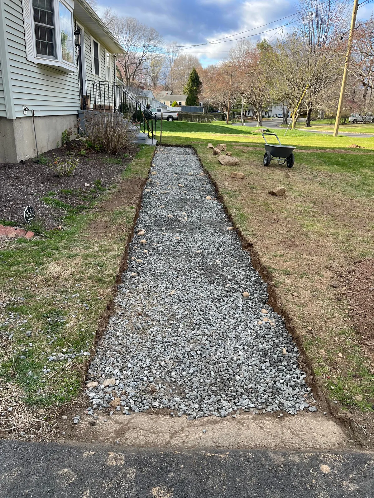 Paver walkway