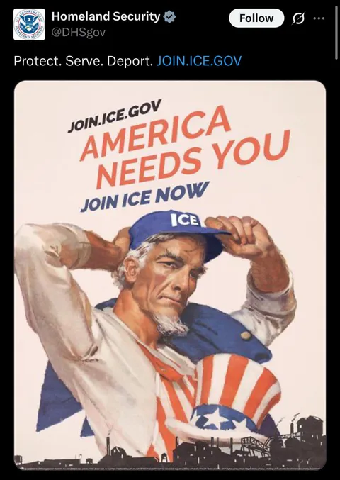 Wait a minute… Is this a propaganda from USA. I thought we won’t be like North Korea or China who use this type of propaganda!