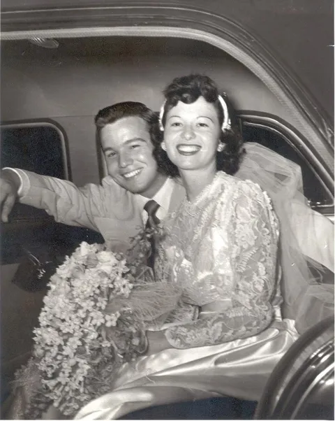 My grandfather passed on Friday. Here he is with my grandma on their wedding day, 1948
