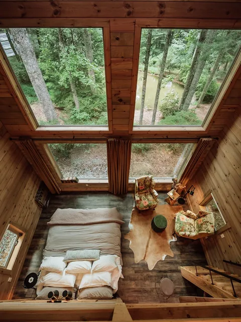 Giant Window Wall Bedroom