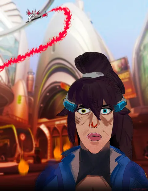 Watching Mercy explode your friend to kill your other friend