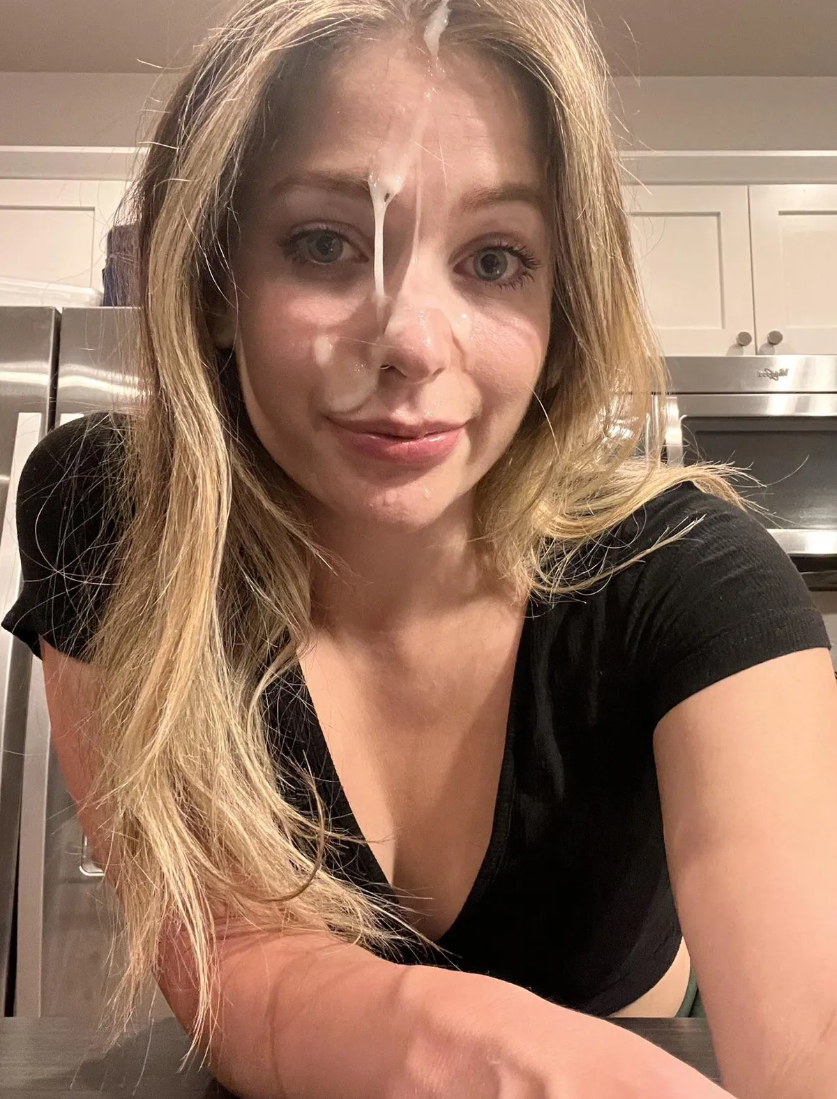 The thicker it is the more fun it is to clean up with my mouth