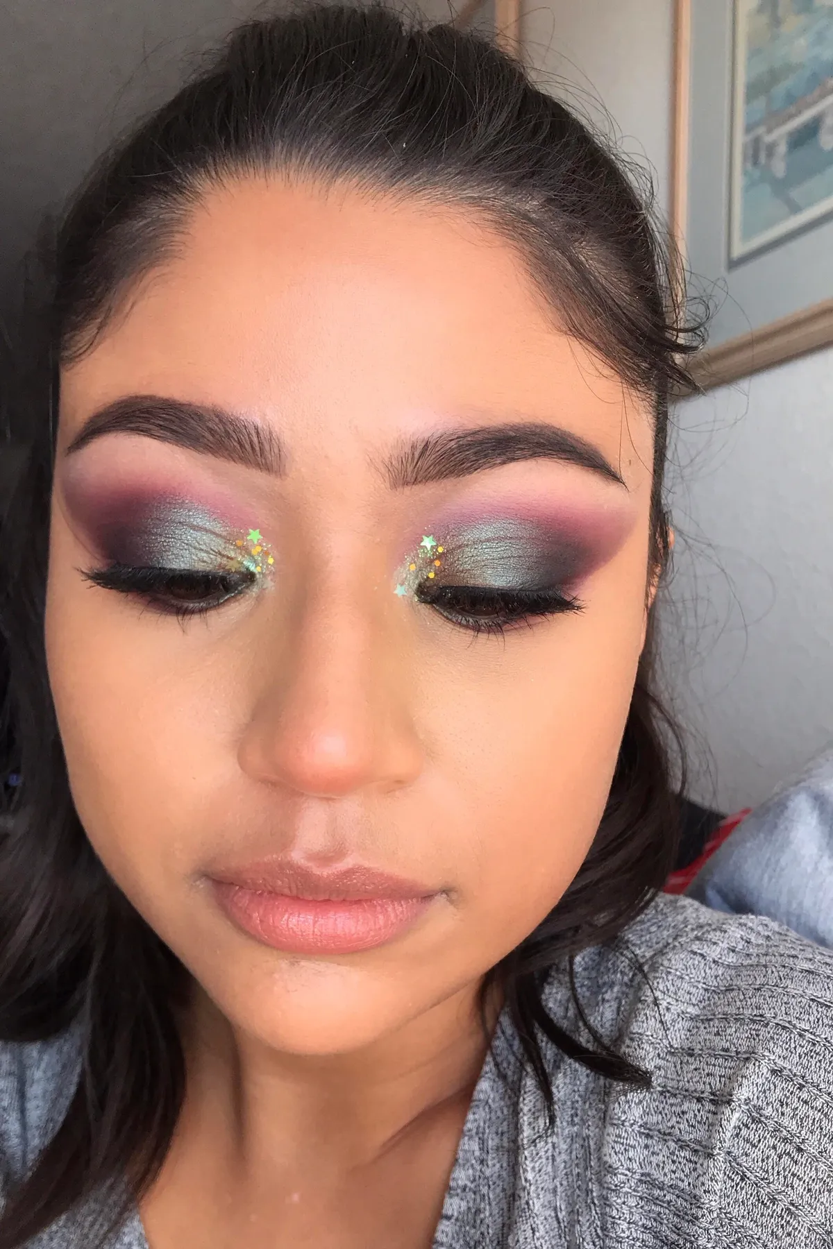 Practicing my NYE look