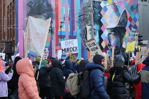 Minneapolis - Yesterday's Government Plaza Protest [OC]