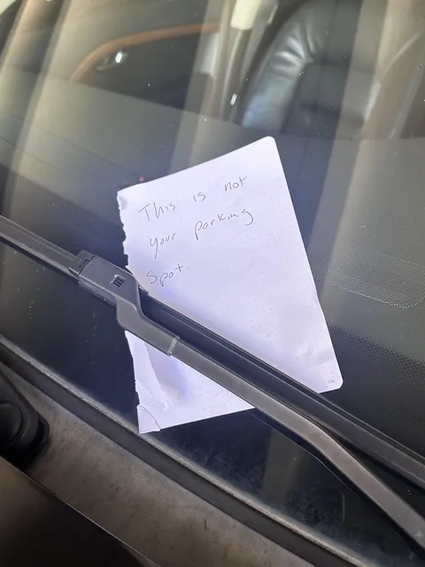 This is now my parking spot.