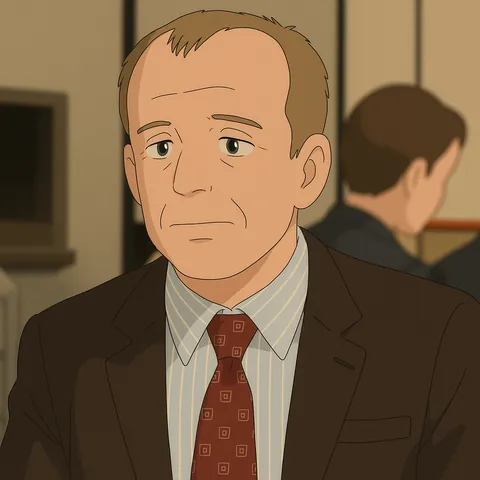 The Office in Studio Ghibli Style