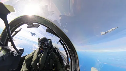 Italian Eurofighter intercepts two Russian MiG-31 over Baltic Sea