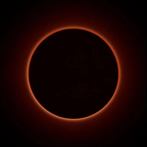 How the Earth appears from the Moon during a lunar eclipse 