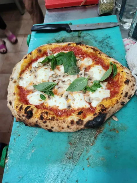 [Homemade] Pizza. First time using a wood oven.