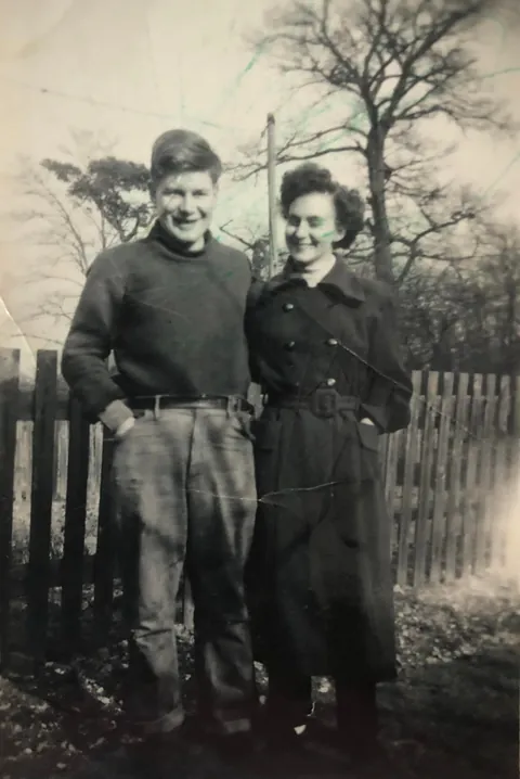 My beautiful Nana &amp; Grandad (great-grandparents) when they first married in 1956. A lovely couple ❤️