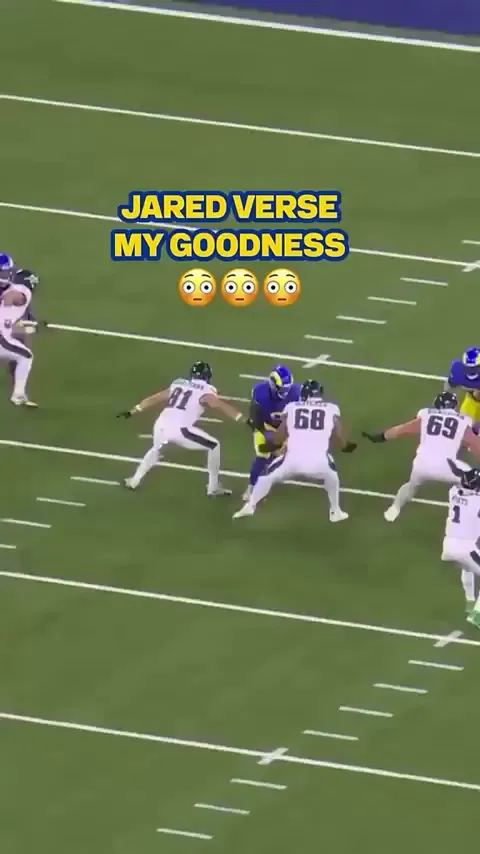 [Highlight] Jared Verse bulldozes through Jordan Mailata, and knocks him over