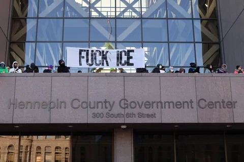 Minneapolis - Yesterday's Government Plaza Protest [OC]