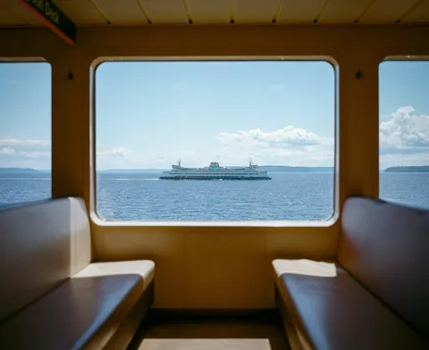 A still moment between shores