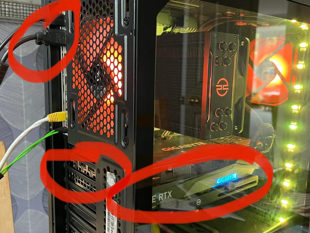 Just noticed my son’s “Gaming PC” setup.