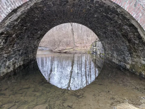 Bridge arch reflection