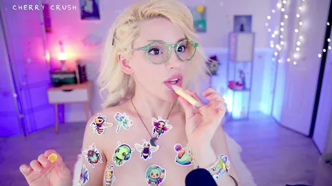 NEW ASMR - Whispering and Removing Stickers 🔞