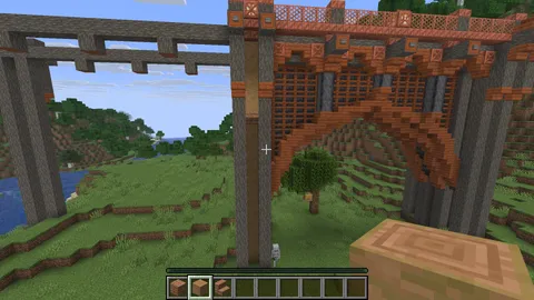 What block do i use instead of this jungle for the bridge?