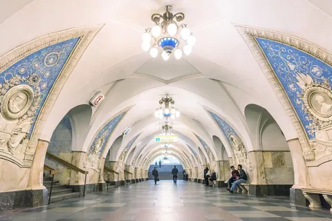 Architecture of some Moscow metro stations