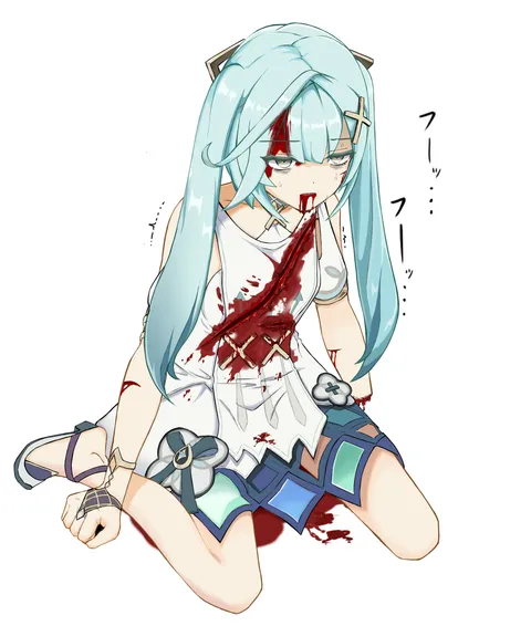 I'm a simple man. I see pretty waifu, I make her suffer.