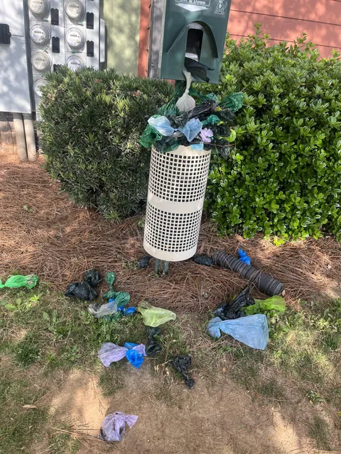 this is what all the poop stations look like at my apartment