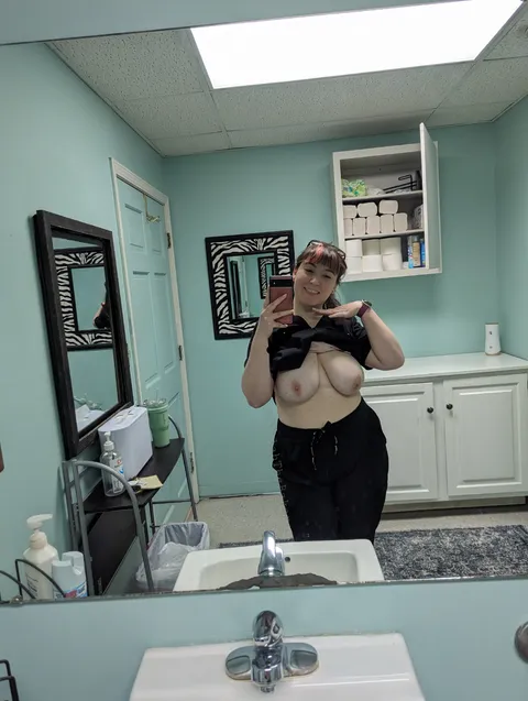 Tits out to start my weekend off right