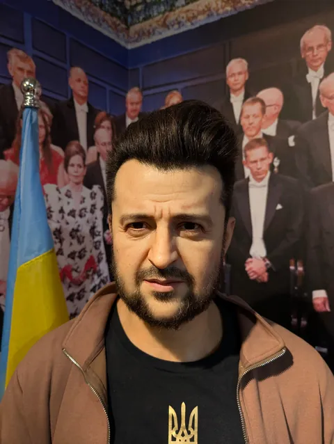 [OC] Putin and Zelensky from Krakow's Wax Museum (the same from The Grand Tour)