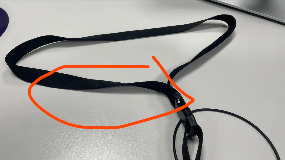 Why are lanyards “twisted” like this?