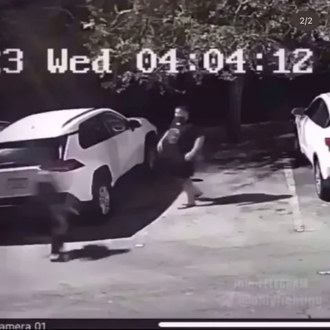 Former MMA fighter body slams guy trying to attack him with a machete